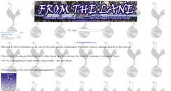 Desktop Screenshot of fromthelane.co.uk